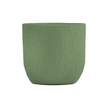 Vaso Cerâmica Botanic 14cmx12cm 1pç Verde