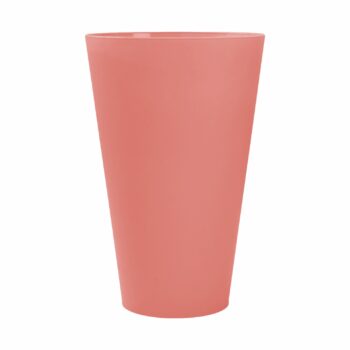 Vaso Acrílico Tulipa Mate 21cmx13cm 1pc Rosê